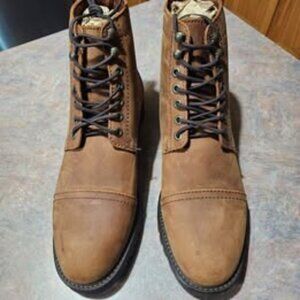 Portland Leather Boots - Size 10